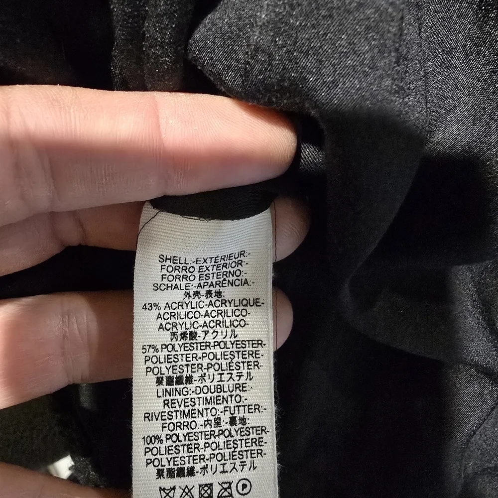 Free People Women’s Soft Faux Teddy Shearling Peacoat Coat In Black S